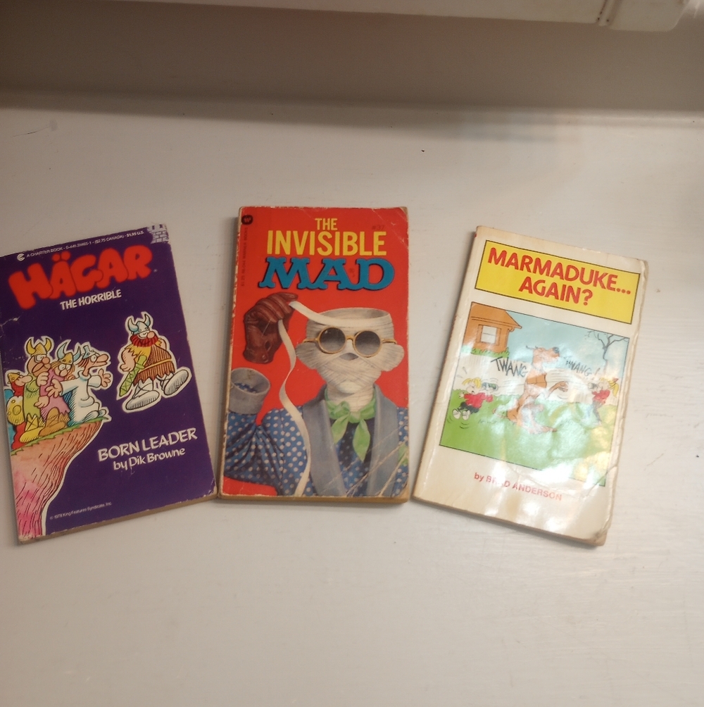 Mad Magazine Mini Comic Vintage 80's Bundle Plus Two Others